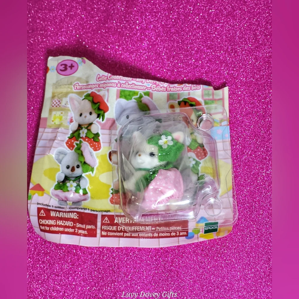 Calico Critters Cutie Collectibles Very Berry Babies Fennc Fox Rocco